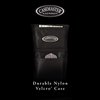 Casemaster Single Black Dart Case with Solid Plastic Insert and Flexible, Tough Nylon Covering, Holds 3 Steel Tip and Soft Tip Darts, Hard Shell Keeps Flights in Perfect Shape