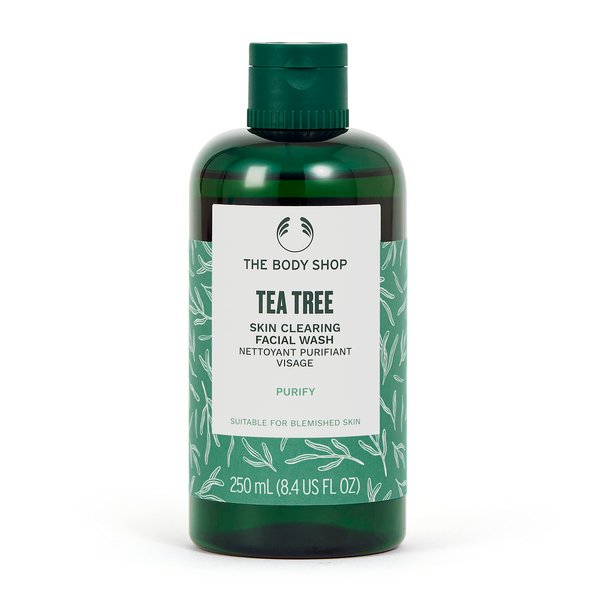 The Body Shop Tea Tree Skin Clearing Facial Wash – Purifying Vegan Face Wash For Oily, Blemished Skin – 8.4 oz