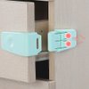 10 pcs Child Safety Cabinet Locks, BOSOIRSOU Baby Proof Drawer Locks Child Proof Cupboard Latch for Drawer Cabinet Refrigerator Oven