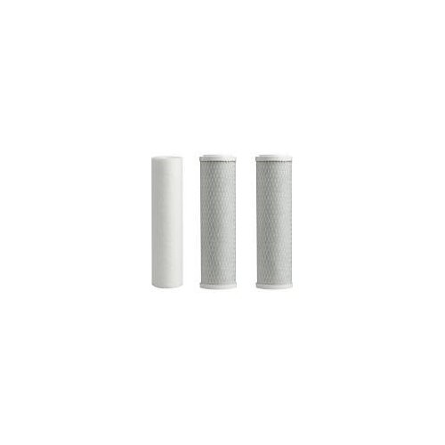 CFS – 3 Pack Double Capacity Replacement Pre-Filter Set for Ultimate Series Reverse Osmosis Water Filter System – 3 Stage Filtration System – Whole House Replacement Water Filter Cartridge – White