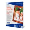 Epson Premium Photo Paper SEMI-GLOSS (8.5x11 Inches, 20 Sheets) (S041331) , White