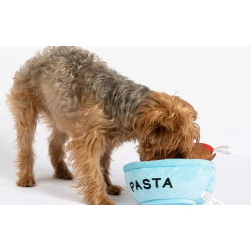 Silver Paw Spaghetti & Meatballs Dog Toy Interactive 2-in-1 Plush Squeaker & Crinkle