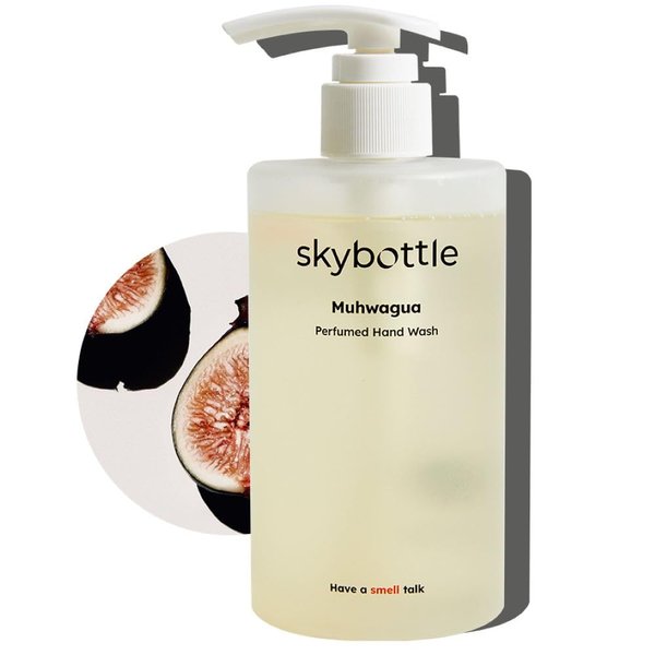 skybottle Liquid Hand Soap with Dispenser for Kitchen and Bathroom, Nourishing for Dry Skin, Hand Ritual, Luxury Hand Wash Perfumed with Fig Fruit Woody Scent, Christmas Gift, 10.1 Fl. Oz