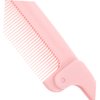 FOYTOKI Folding Comb Set - Travel Pocket Parting Comb for Braiding, Detangling Hair, Rat Tail Edge Brush, and Small Plastic Foldable Comb