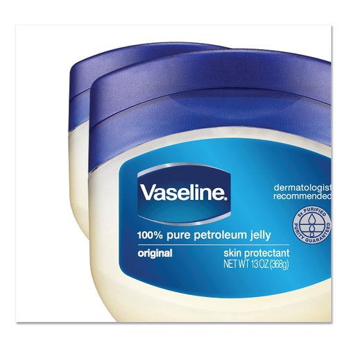 Vaseline Original Petroleum Jelly 13 oz - Hypoallergenic Moisturizer for Dry Skin, Non-Comedogenic Gel
