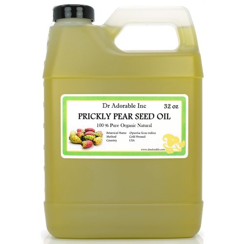 Dr Adorable - 32 oz - Prickly Pear Seed Oil - 100% Pure Natural Organic Cold Pressed