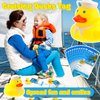 Kathfly 60 Pcs Cruise Ducks Tag Kits include 20 Rubber Cruise Ducks for Cruise Ships, 20 Cruising Rubber Duck Tag Cards, 20 Rubber Bands for Hiding Carnival Party Game Ducking Carnival Cruise Supplies