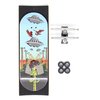 Skull Fingerboards® Alien Invasion 34mm Pro Complete Professional Wooden Fingerboard Mini Skateboard 5 PLY with CNC Bearing Wheels