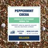 Tiesta Tea - Cozy Peppermint Cocoa, Chocolate Peppermint Herbal Tea, Premium Loose Leaf Tea Blend, Non Caffeinated Holiday Tea, Make Hot or Iced Tea & Up to 25 Cups - 1.5oz Resealable Bulk Pouch