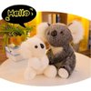 NatureMan Koala Bear Stuffed Plush Animal Simulation Koala Doll Toy Gift for Kids (Gray,11inch