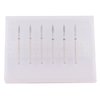 MZCMSL Flame Shape Diamond Cuticle Nail Drill Bit Set, 6pcs Pro Manicure Drill Bits for Nail Prep, 3/32 Shank efile Bit(Fine+Medium)