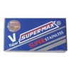 Super-Max Super Stainless Double Edge Safety Razor Blades, 200 blades (20x10)