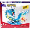 MEGA Pokemon Action Figure Building Set for Kids, Magikarp Development Set with 411 Pieces, Building Adjustable Gyarados, 20 Inch High, HNT95