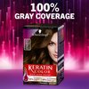 Schwarzkopf Keratin color permanent hair color cream, 5.0 medium brown