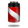 Dive Scuba Flag - Decal Style Skin Wrap fits Yeti Rambler Colster and RTIC Can (Cooler NOT Included)
