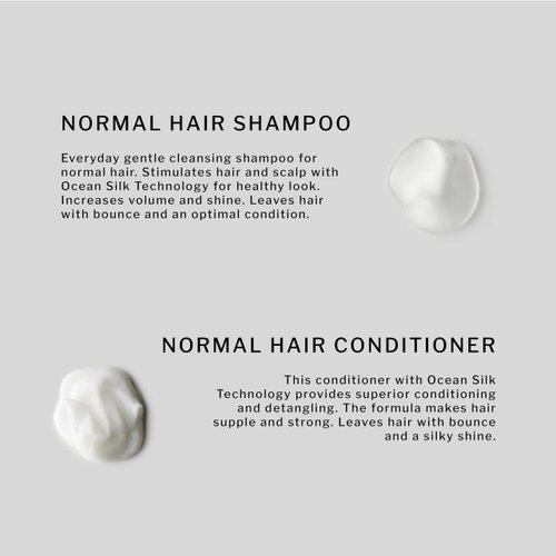 Sachajuan Normal Hair Shampoo and Conditioner Set - Ocean Silk Technology Stimulates Scalp and Conditions and Detangles Hair - Set of 2 (8.45 oz)