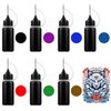 7 Colors Temporary tattoo Ink Kit for Women & Men,Trend Art Painting DIY Tattoo Stencil Gel Skin Friendly,Long Lasting Waterproof Tattoo Ink for Human Skin
