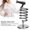 Spiral Countertop Hair Styling Station Spiral Salon Blow Dryer Holder Stand For Bathroom Hair Salon