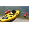 JEZERO Deep Water Fishing Floats: Great for Trail Markers, Dock Floats, Swim Buoy, Kayak Anchor Kit, Pool Buoy, Crabbing & Boats | RED, 5" x 11" (Lfloat- R)