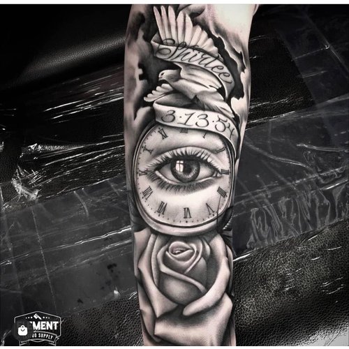 ELEMENT TATTOO SUPPLY - Premium Black Tattoo Ink - Professional Tattoo Ink & Supplies for Outlining, Shading, & Blending - Tribal Tattoo Ink - Permanent Nighthawk Black Ink Tattoo (4 oz Bottle)