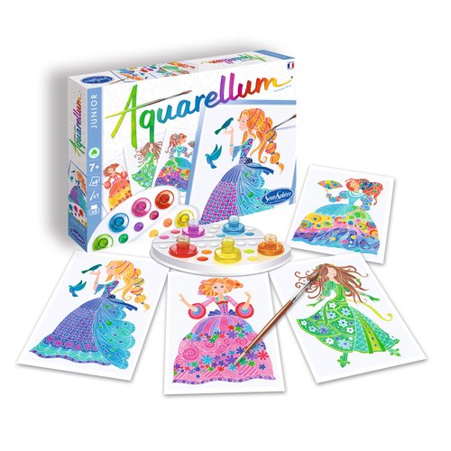 SentoSphere Junior Aquarellum Flower Princesses Arts and Crafts Paint Set