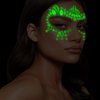 Coridy Face Gems Adhesive Glitter Jewel Tattoo Sticker Halloween Gems Rave Party Body Makeup for women (A-square) (06C, Count, 1)