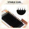 ABONNIE Classic Lash Extensions, Premium Cashmere Individual Lash Extensions, 0.05 Thickness C Curl Lash Extensions, 11mm Lash Tray, Semi Permanent Eyelashes, Professional Salon Use(11mm, 0.05-C)