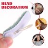COHEALI 16pcs Plush Snap Hair Clips Rectangle Hair Barrettes Candy Color Hairpin Hair Accessories for Girl Women Mixed
