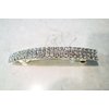 Generic Crystal silver hair barrette clip bridal clip bridal barrette