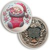 Baby's First Christmas Gift Cute Baby Girl Christmas Coin Angel's Blessing Christmas Commemorative Coin Christmas Tree Decoration Christmas Ornaments First Christmas Gift for Baby