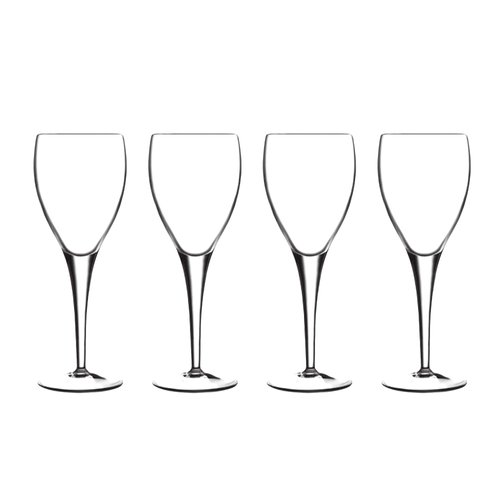 Luigi Bormioli Set of 4 Michelangelo Mastrepiece Wine Glasses, 8-Oz.