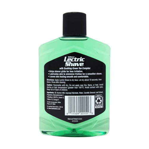 Williams Lectric Shave Electric Razor Original Pre-Shave 7 Oz