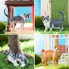 EYSCOTA 12PCS Cat Figurines, Plastic Cat Figures Realistic Kitten Toys, Cat Cake Toppers Christmas Birthday Gift for Kids & Children