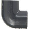 Spears 807 Series PVC Pipe Fitting, 90 Degree Elbow, Schedule 80, 1" Socket x 1" NPT Female