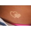 Tanning Bed Body Stickers 3 Part Heart Temporary Tattoo Pack of 100