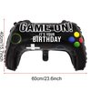 4 Packs Video Game Party Balloon Gamer Balloons 23.6 x 15.7 Inch Game on Balloons Video Game Controller Aluminum Foil Balloon for Gaming Birthday Party Decoration