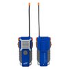 Nerf Walkie Talkie for Kids Fun at The Touch of A Button, Set of 2, 1000' Range by Sakar, Rugged Pair Battery Powered Gray Blue & Orange