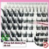 Fox Eye Lashes Fluffy Lash Clusters with Bottom Lashes C Curl False Eyelashes Left & Right Cluster Eyelash Extensions 158 PCS Individual Lashes Cat Eye Manga Lashes DIY At Home, by Anforlin