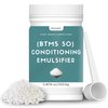 16 oz BTMS 50 Conditioning Emulsifier for Making Leave-in Conditioner, Premium BTMS 50 Conditioning Emulsifier Granules, Higher Activity than BTMS 25, Suitable for Making Lotions, Shampoos and More