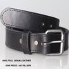 Kmioc Concealed Carry CCW Leather Gun Belt 1 1/2 inch 100% Full Grain Thick Leather Belt for Gun Carry