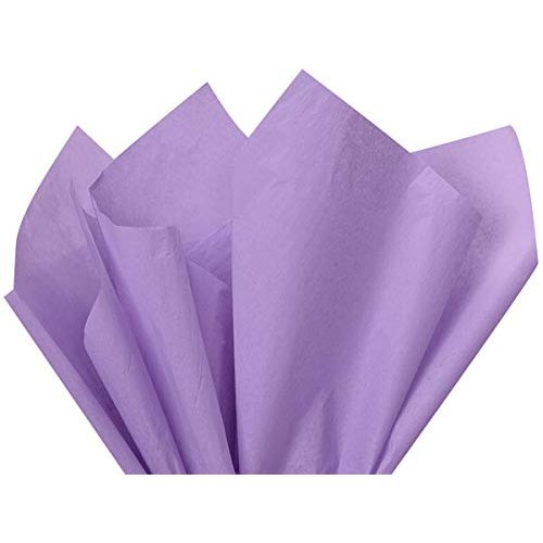 Soft Lavender Color Tissue Paper, 15x20" 120 Sheets Premium Quality Gift wrap Paper A1 bakery supplies
