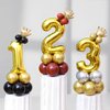 40 Inch Gold Number Balloons, Helium Mylar Foil Number Balloons for Birthday, Number 2 Balloon for 2st Birthday Decorations for Kids, Anniversary Party Decorations Supplies