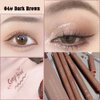 SUILU Liquid Eyeliner Pen,Lasting Pigment Eyeliner Pencil,Sweatproof And Waterproof Eye Liner,Ultra Fine Liquid Eyeliner Lotion For All Skin (Dark Brown)