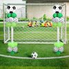 Chunnin 78Pcs Soccer Party Balloons Soccer Birthday Party Balloon Column Stand Kit Soccer Themed Party Latex Balloons Supplies Soccer Party Balloons for Boys Birthday Gift Sports Party Decorations