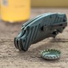 SE Drop Point Folding Knife with Bottle Opener - KC-B9018GD