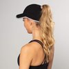 Ponyflo Performance Ponytail Running Hat - Ponytail Hats for Women - High Ponytail Hats for Women - Baseball Cap Women Black