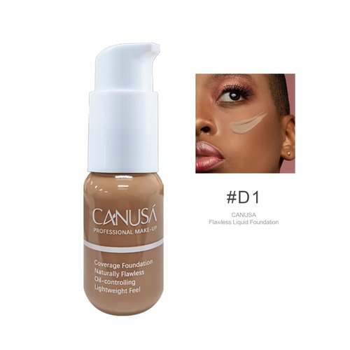 CANUSA Flawless Liquid Foundation (D1 Ochre Brown)