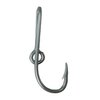 BT Outdoors Eagle Claw Silver Hat Hook Fish Hook for Hat Silver Fish Hook Money/Tie Clasp