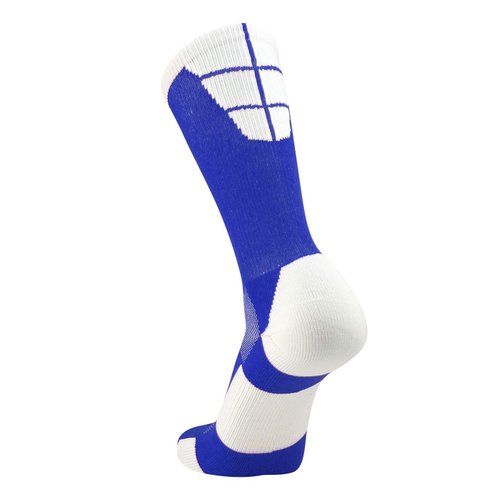 TCK Goalline 2.0 Football Socks (Royal/White, Medium)