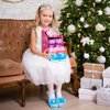 Jaolex Princess Toddler Dress Up Shoes Pretend Play Jewelry Toys Set 3 Pairs of Shoes with Tiara Earrings Necklaces Ring Role Play Shoes Set for Little Girls Aged 3-6 Years Old